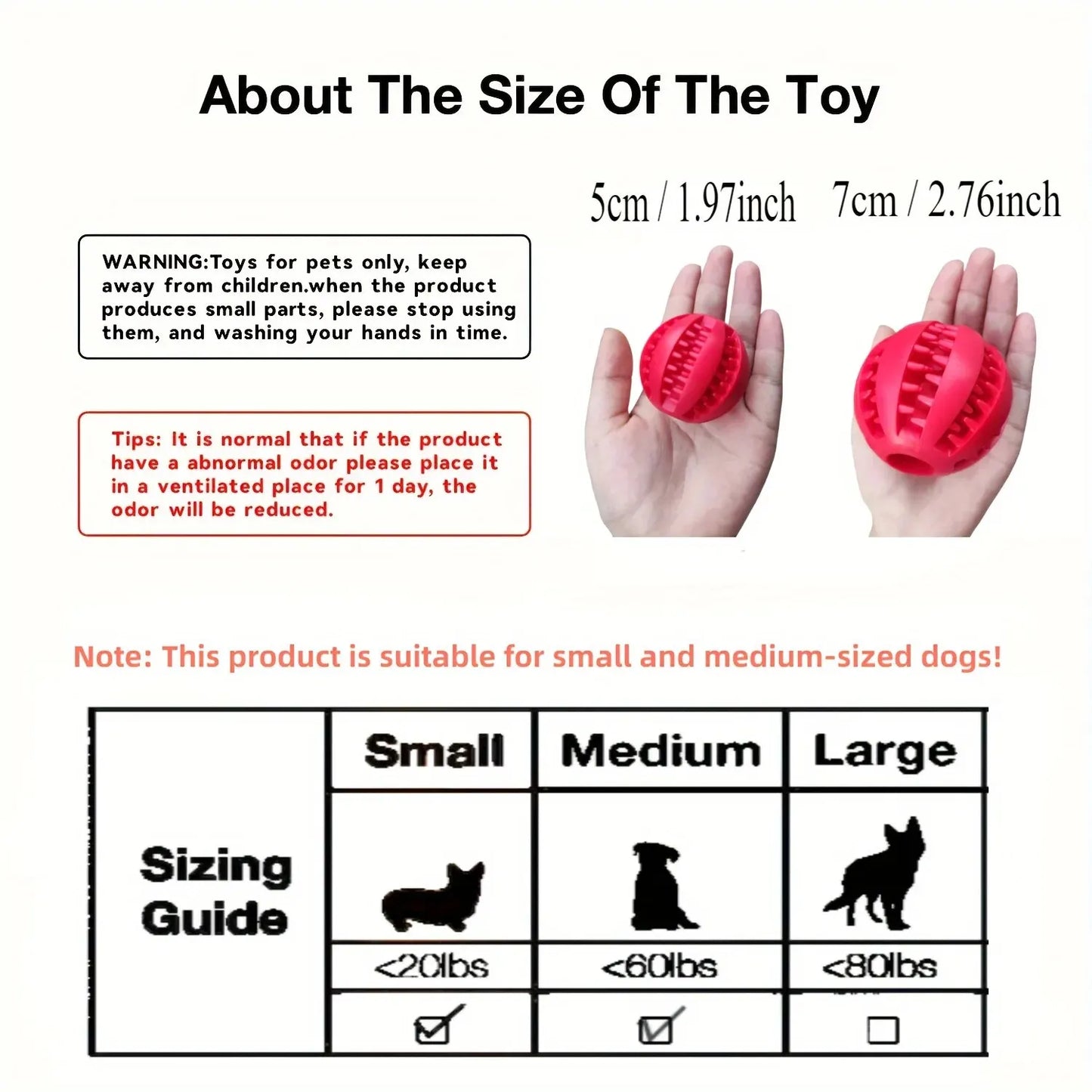 Petzii Chew & Play Ball – Nontoxic Bite-Resistant Toy for Dogs & Cats